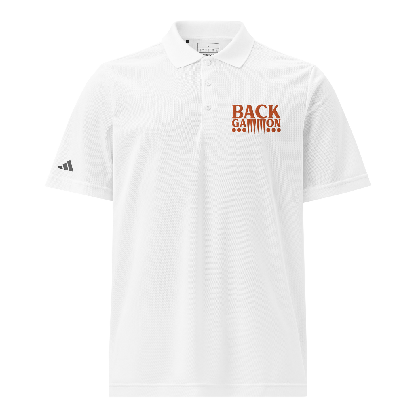 Backgammon Sport Polo (orange embroidery)