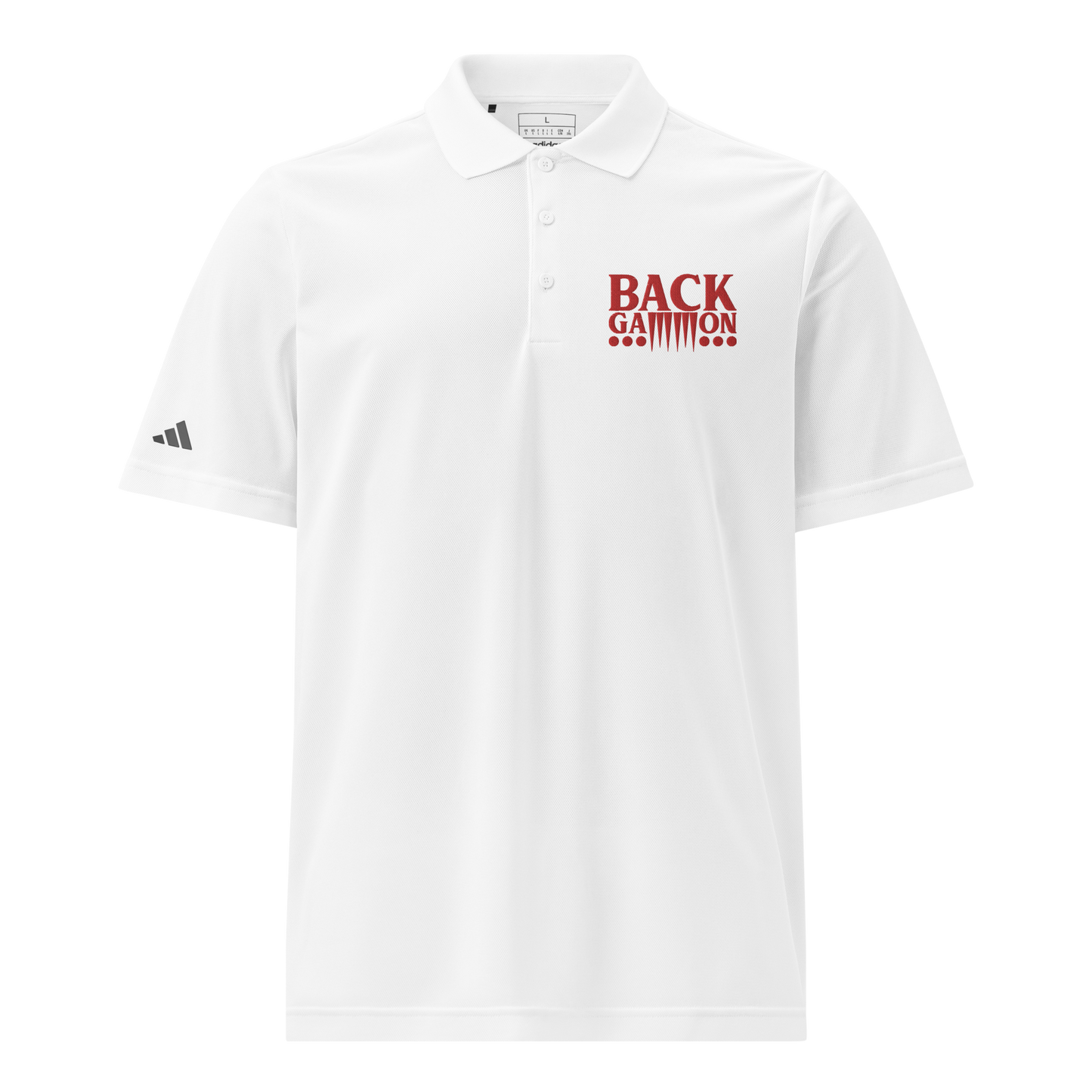 Backgammon Sport Polo (red embroidery)