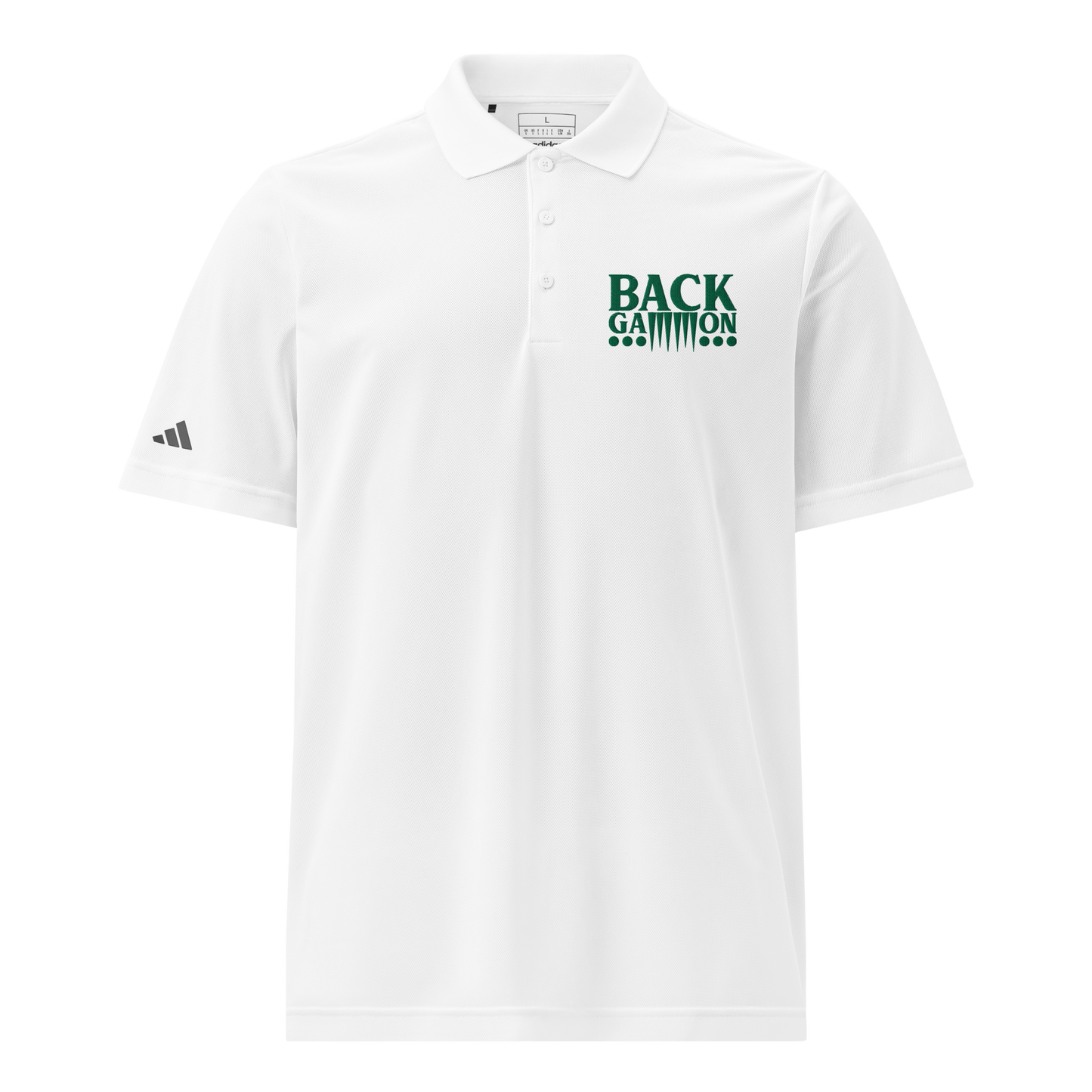 Backgammon Sport Polo (green embroidery)