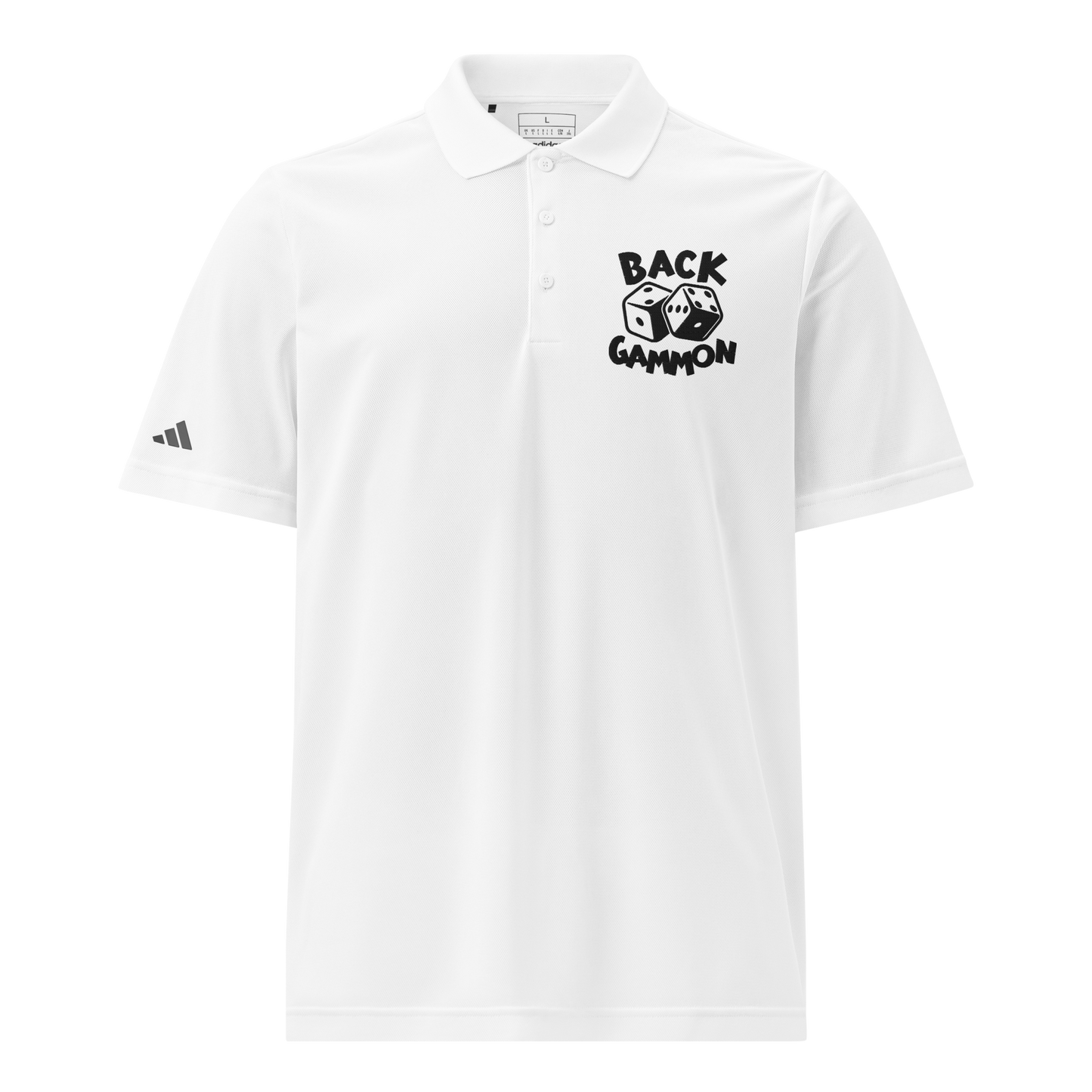 Backgammon Sport Polo (black embroidery)