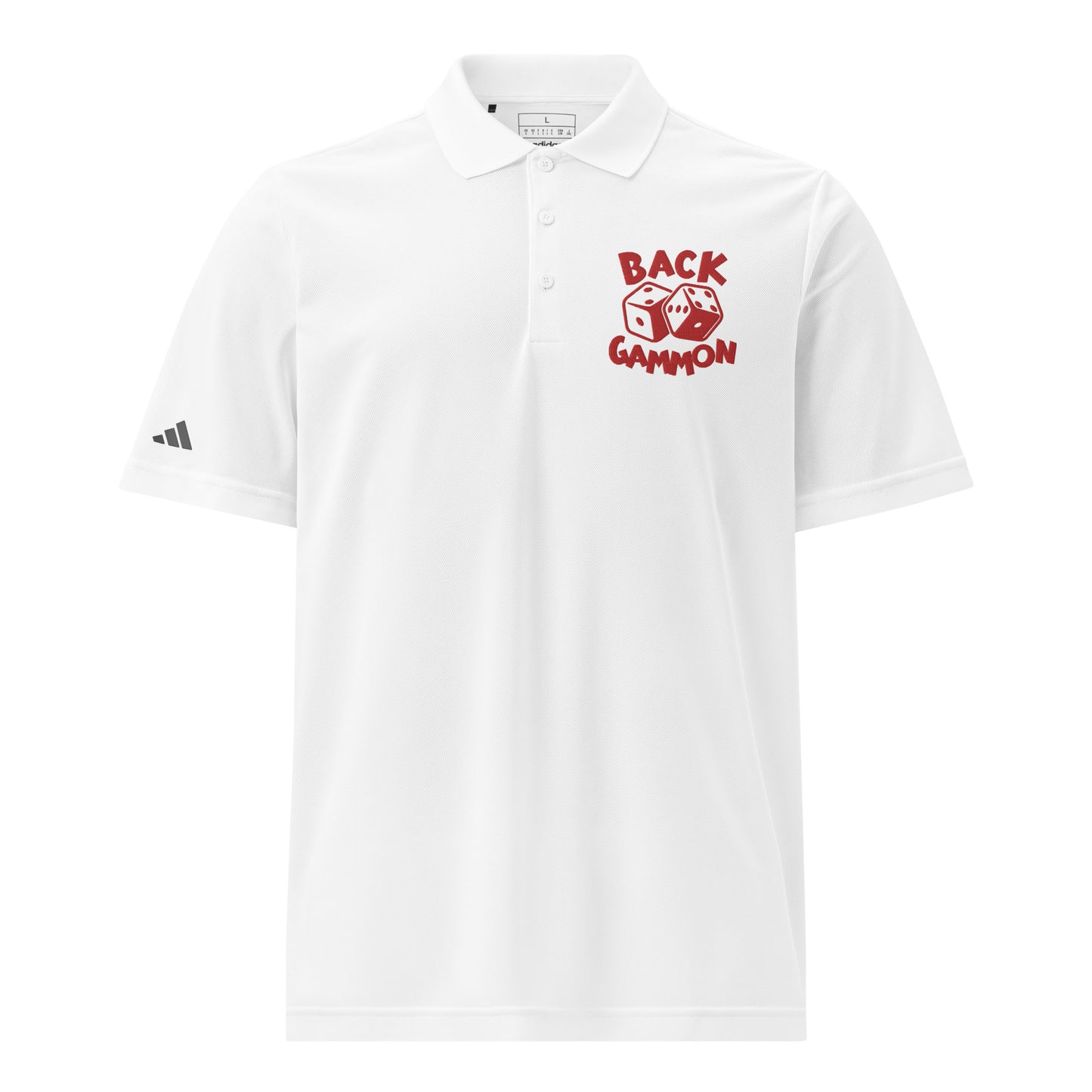 Backgammon Sport Polo (red embroidery)