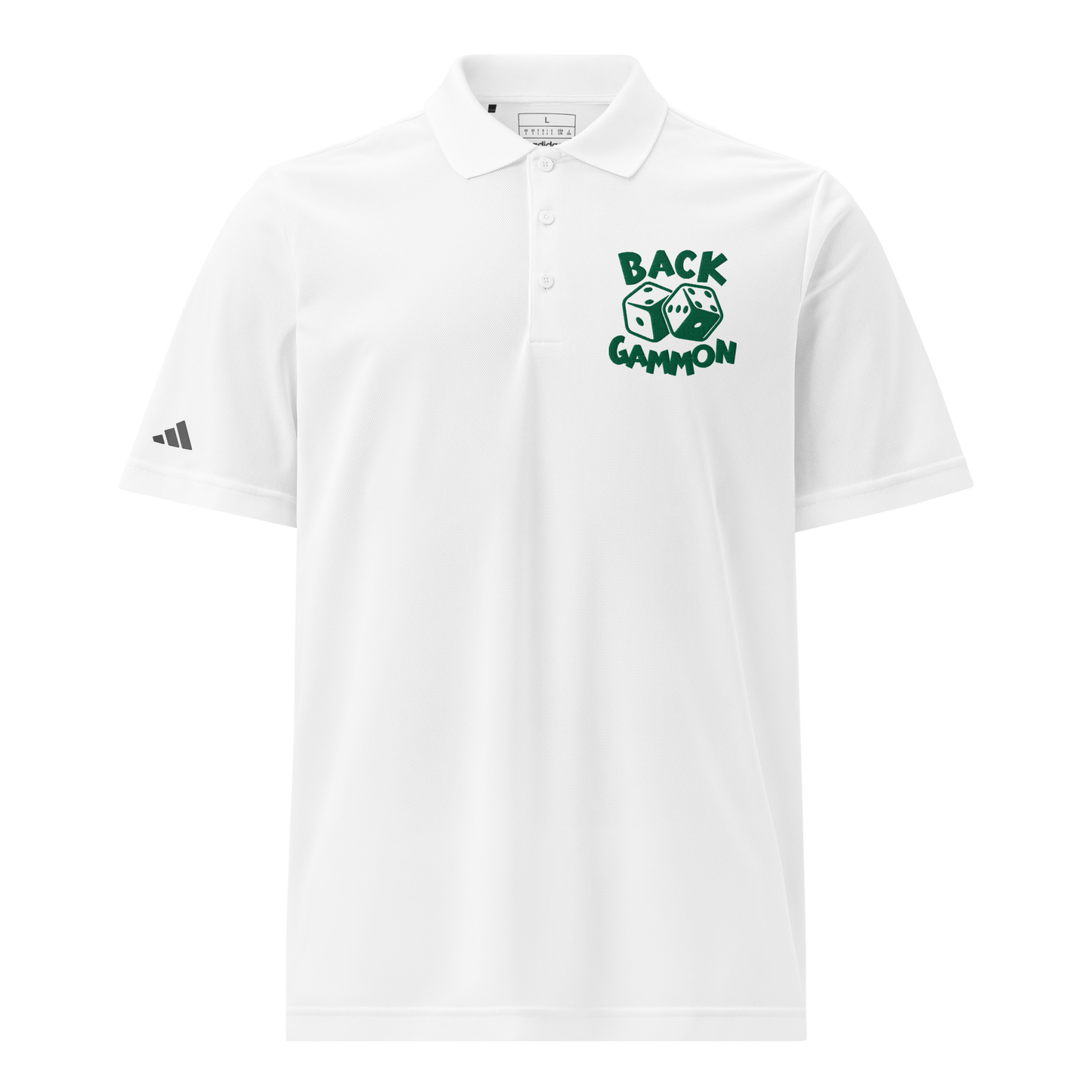 Backgammon Sport Polo (green embroidery)