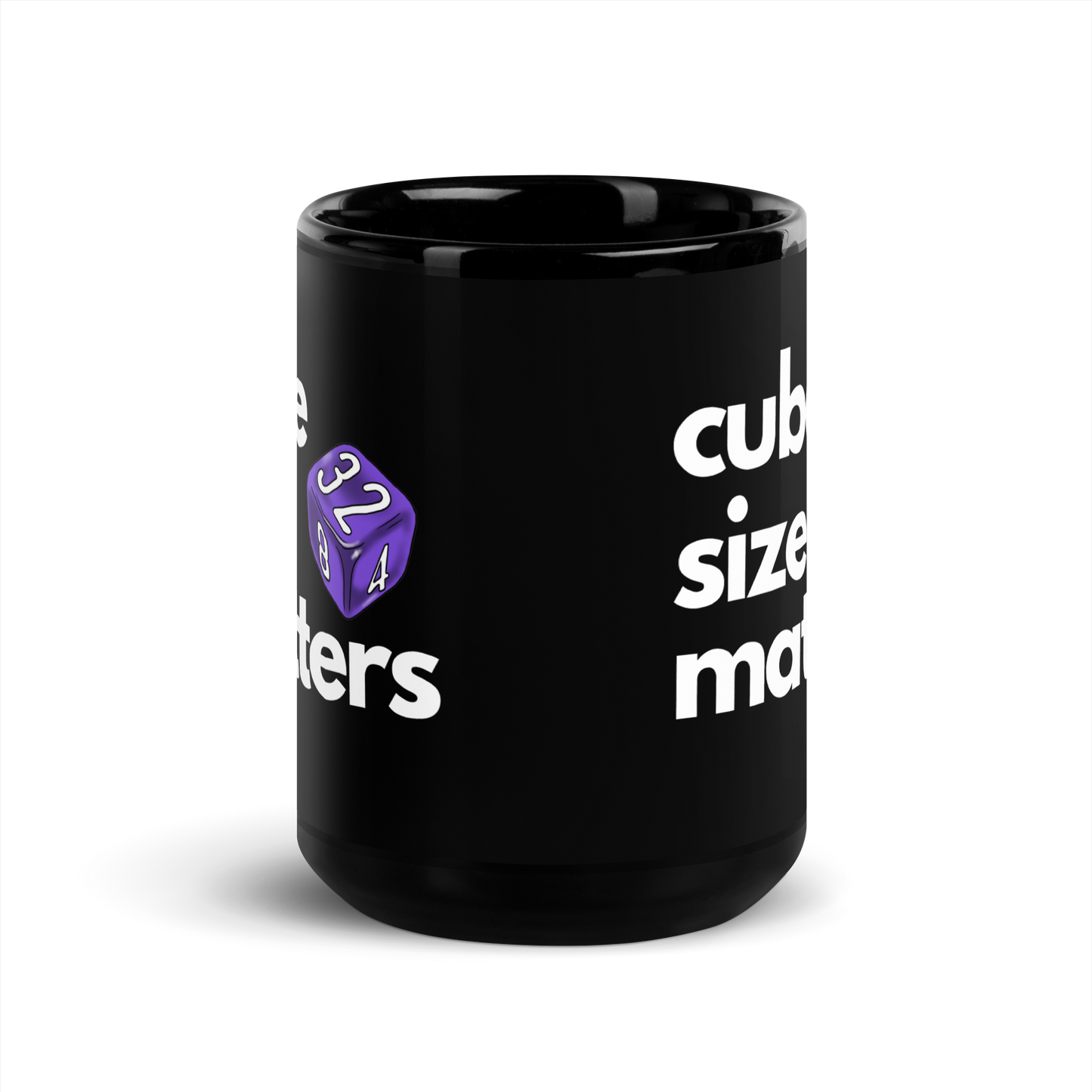 'CUBE SIZE MATTERS' Mug