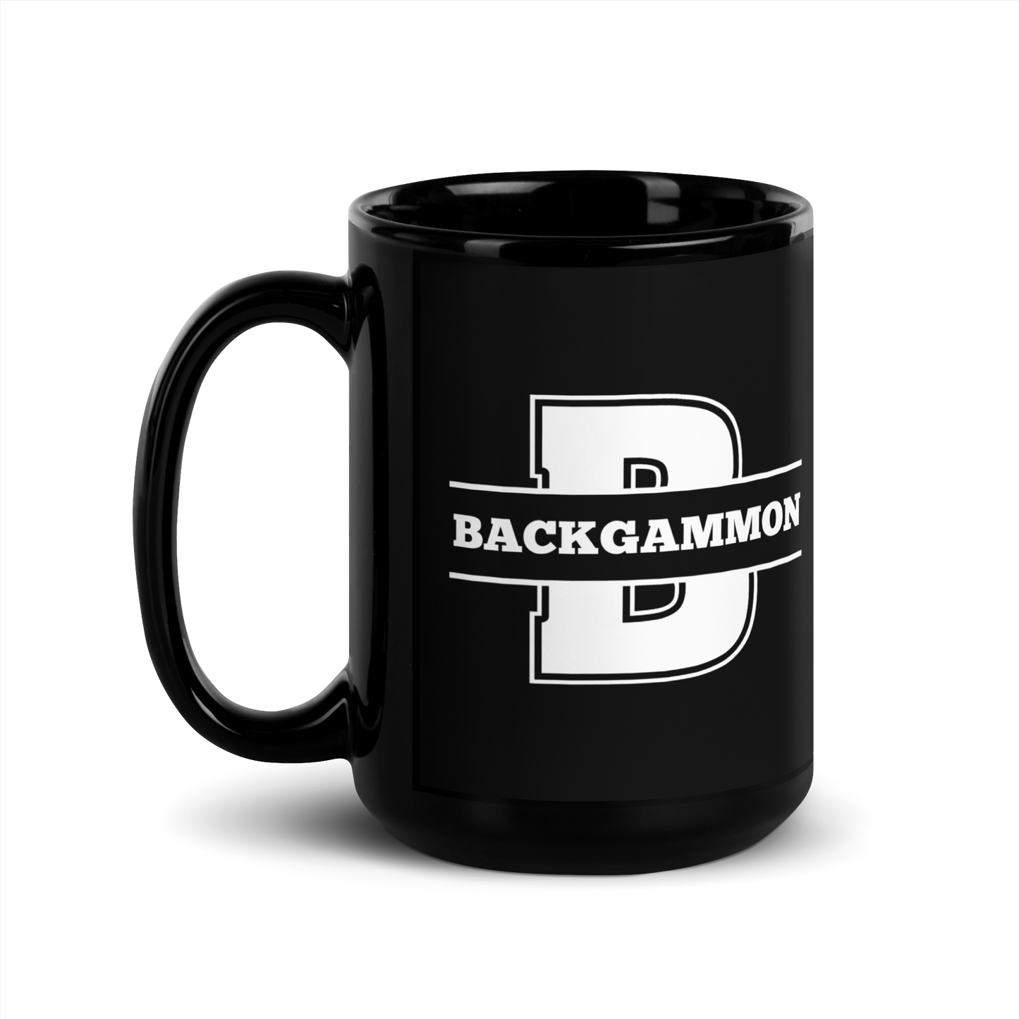 Backgammon Monogram Mug