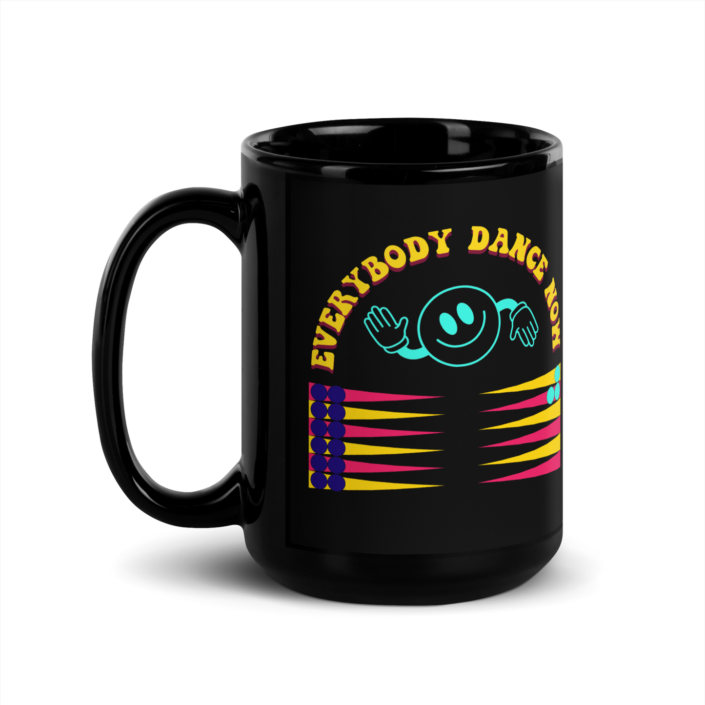 'EVERYBODY DANCE NOW' Backgammon Mug