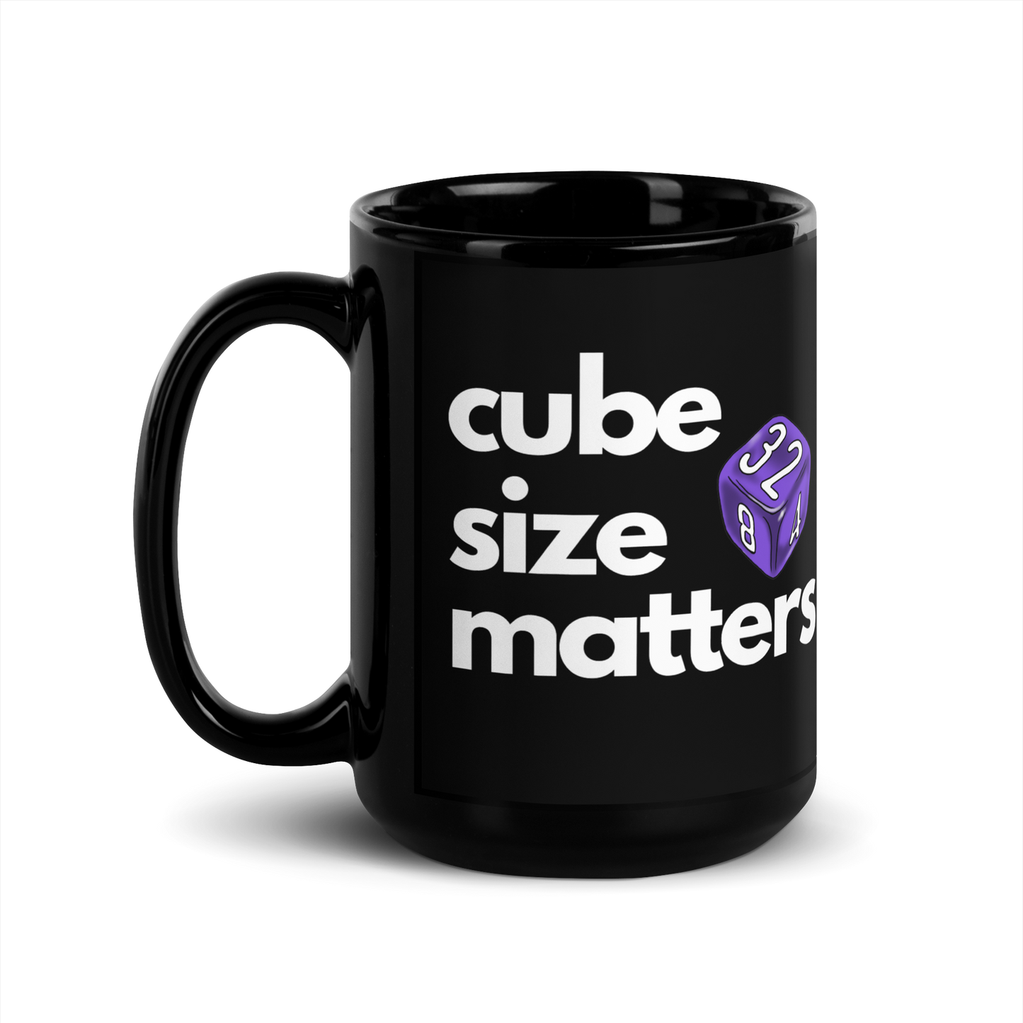 'CUBE SIZE MATTERS' Mug