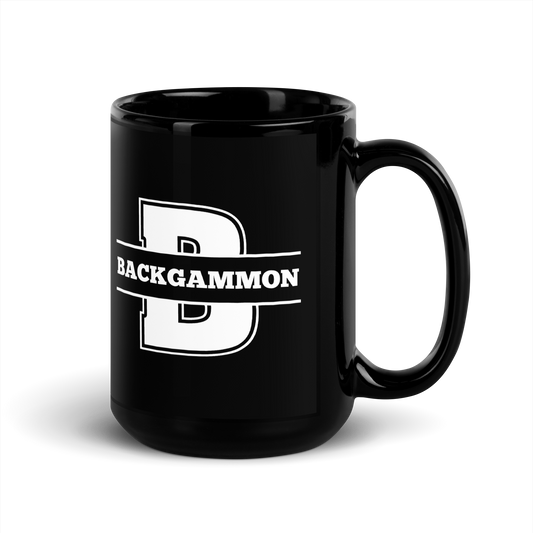 Backgammon Monogram Mug