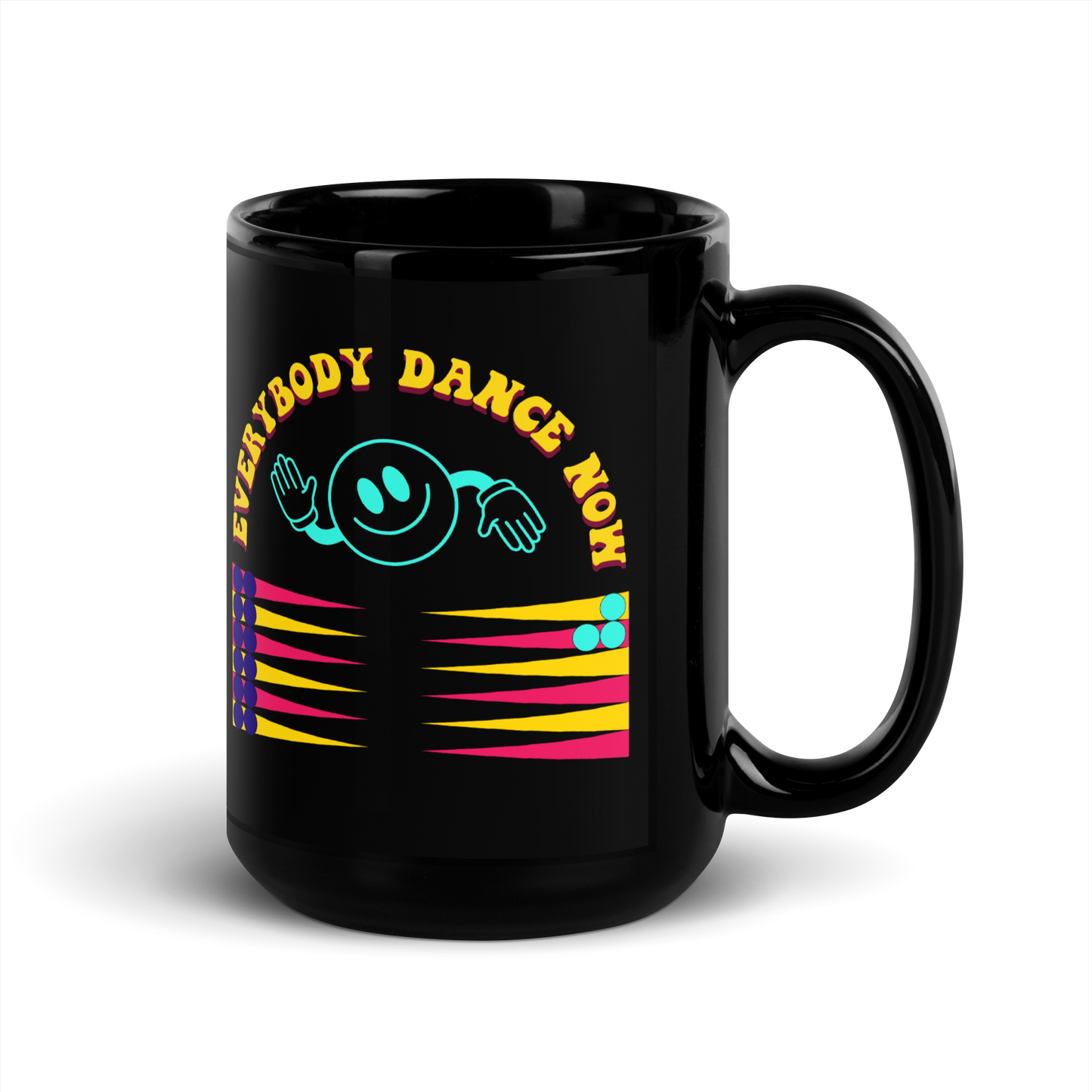 'EVERYBODY DANCE NOW' Backgammon Mug