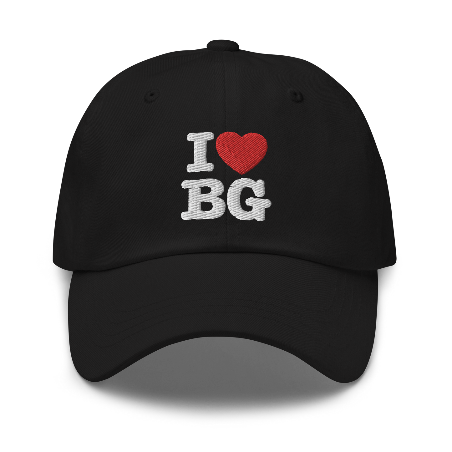 "I HEART BG" Backgammon Dad Hat