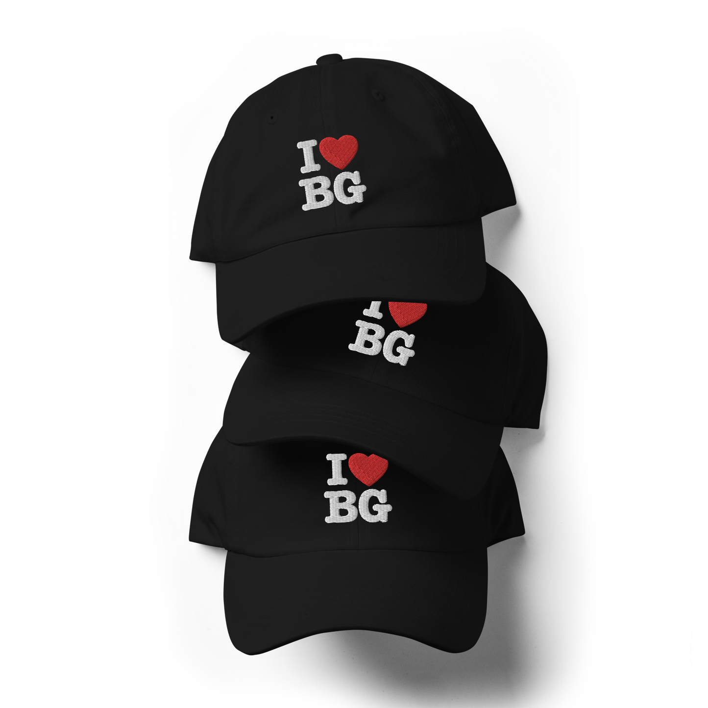 "I HEART BG" Backgammon Dad Hat