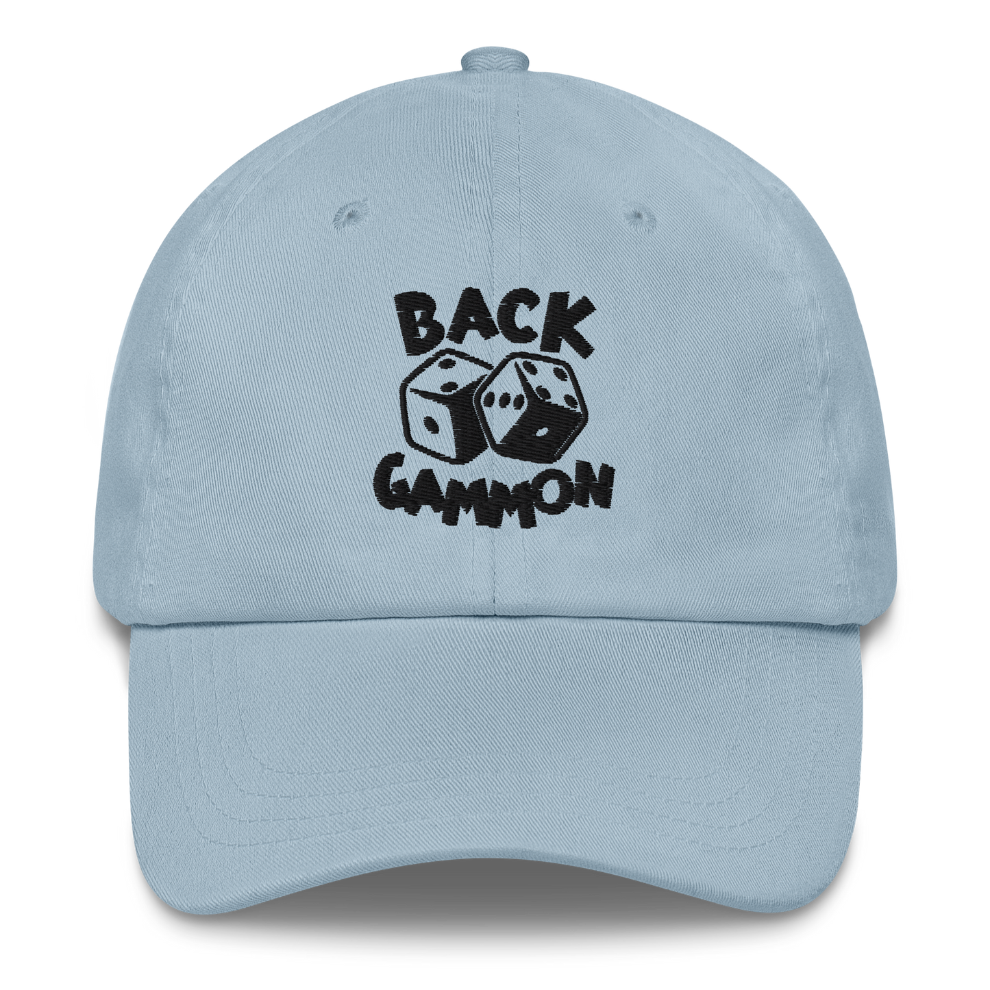 Backgammon Dad Hat (black embroidery)