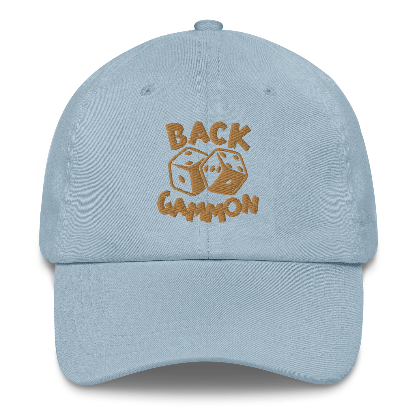 Backgammon Dad Hat (gold embroidery)