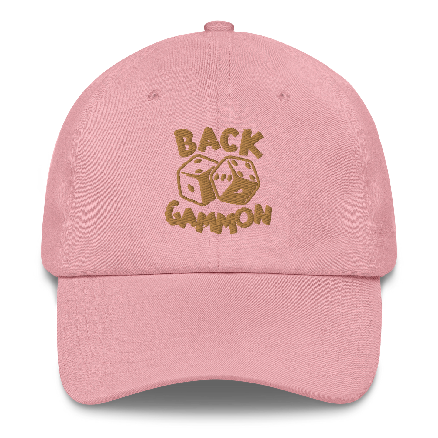 Backgammon Dad Hat (gold embroidery)