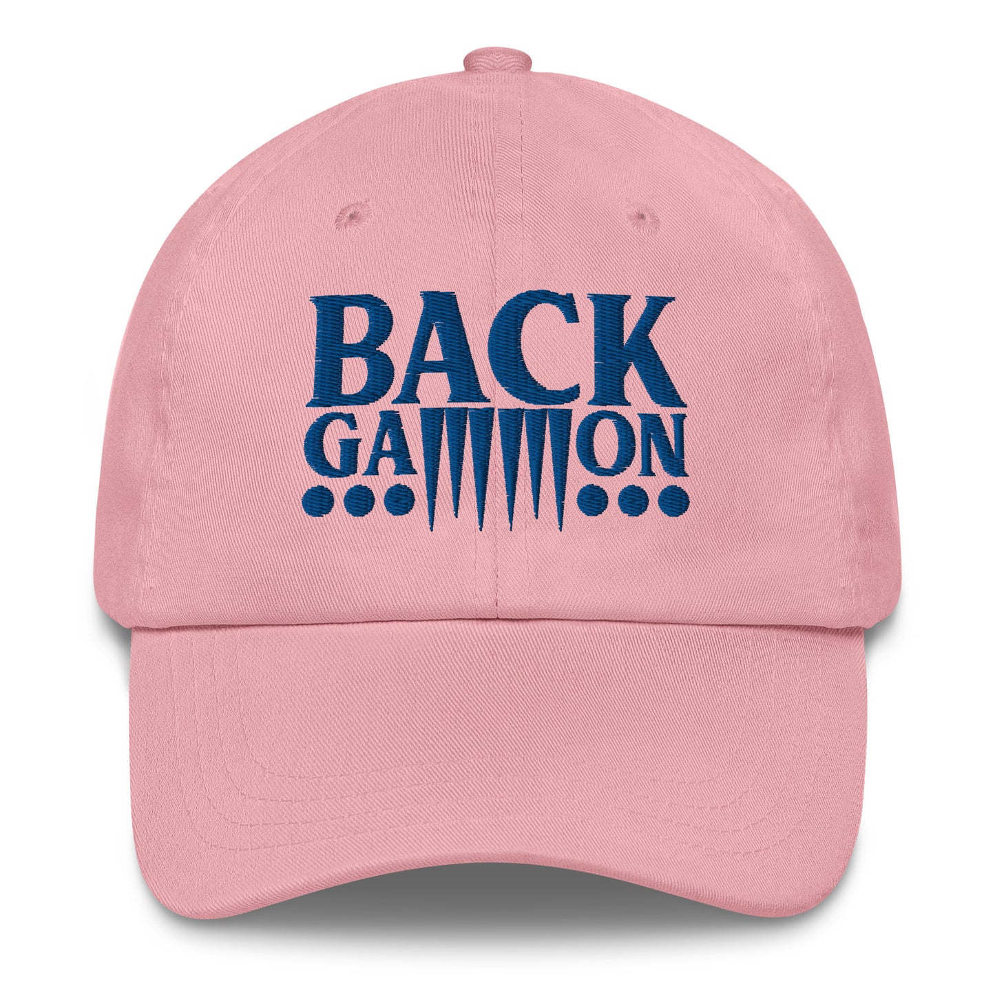 Backgammon Dad Hat (blue embroidery)