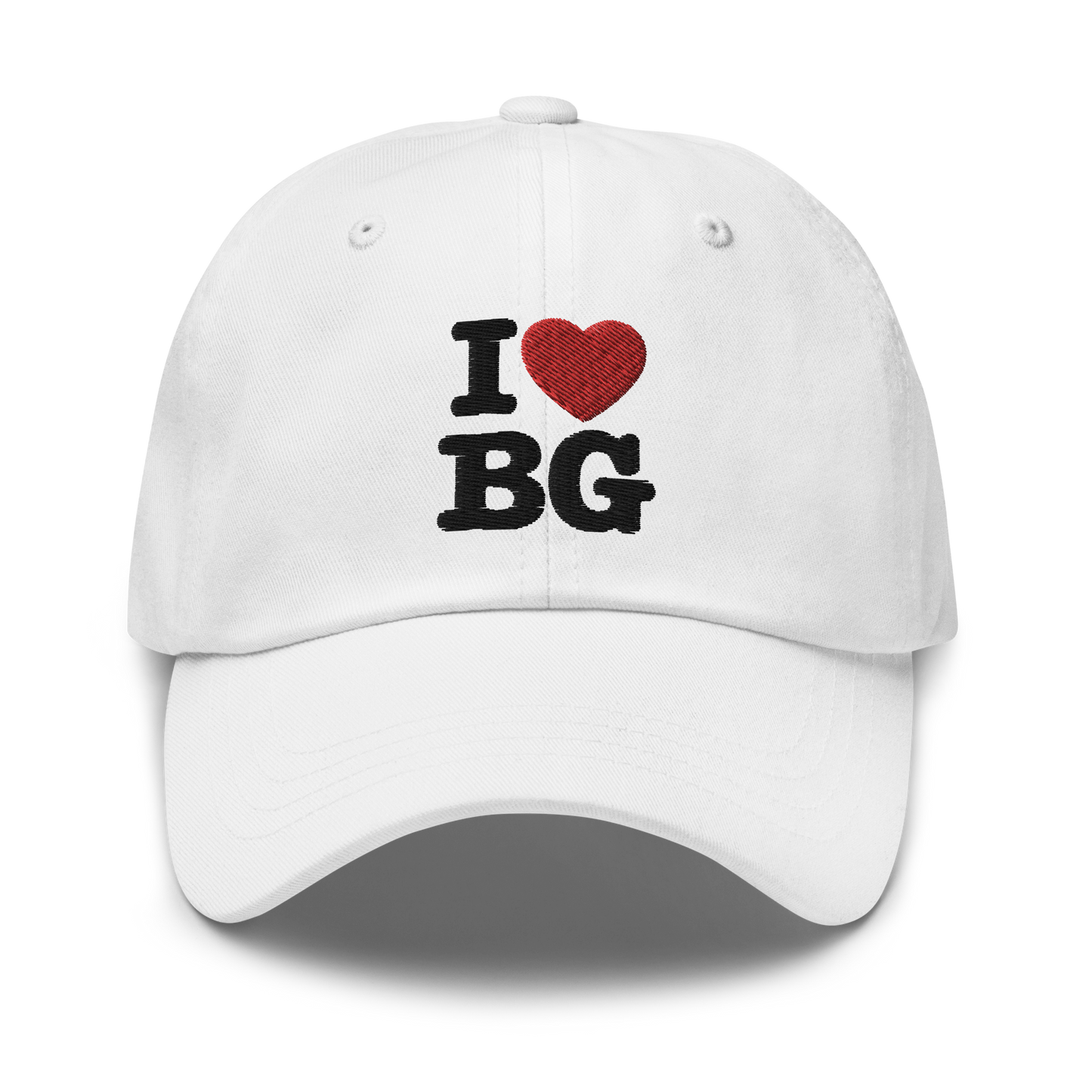 "I HEART BG" Backgammon Dad Hat