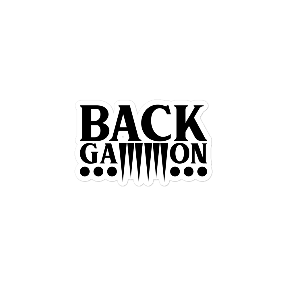 Backgammon Sticker