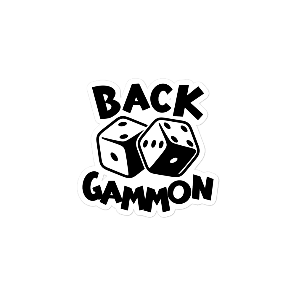 Backgammon Sticker