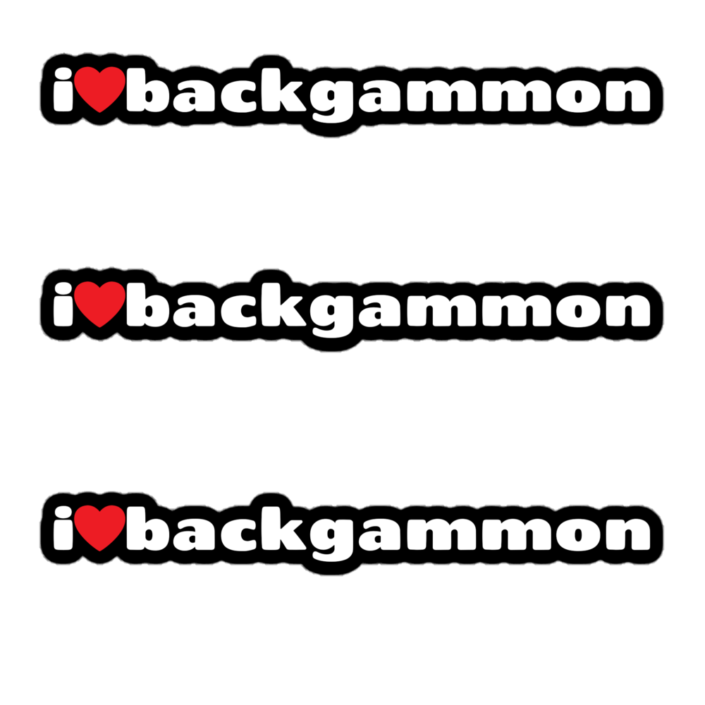 Backgammon Sticker