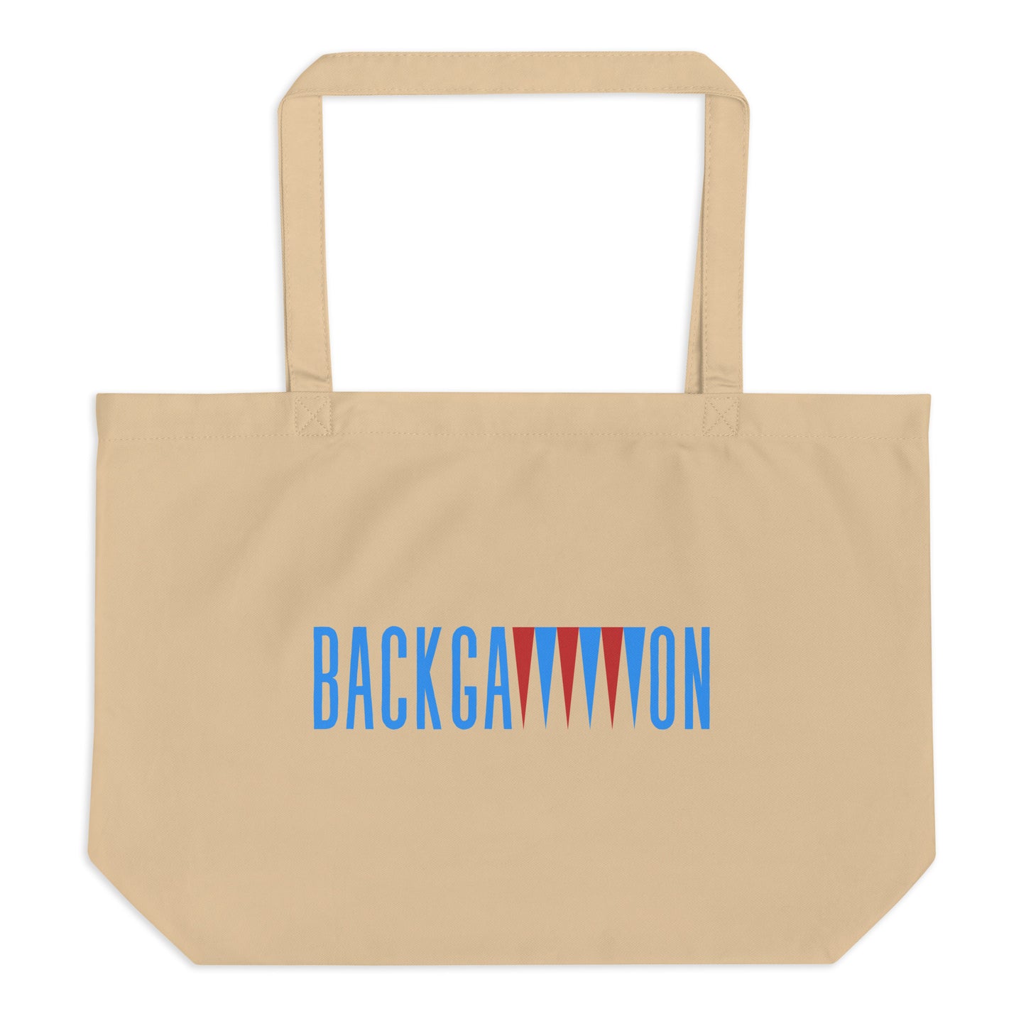 Backgammon Large Organic Tote Bag