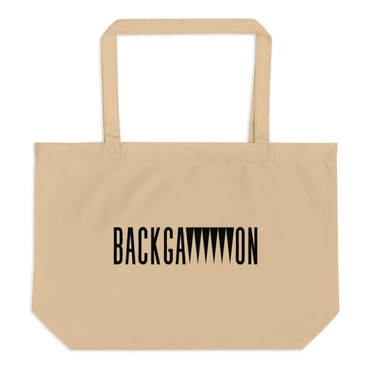 Backgammon Large Organic Tote Bag