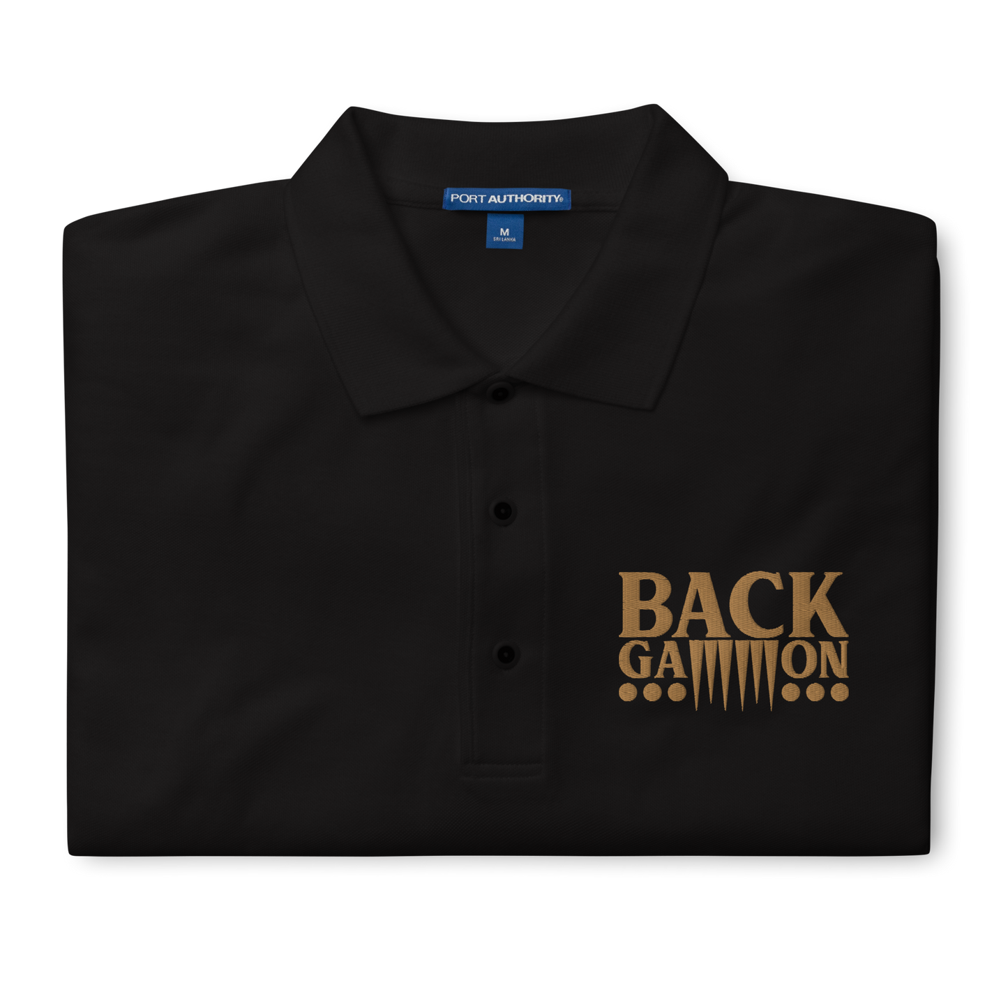 Backgammon Premium Polo (gold embroidery)