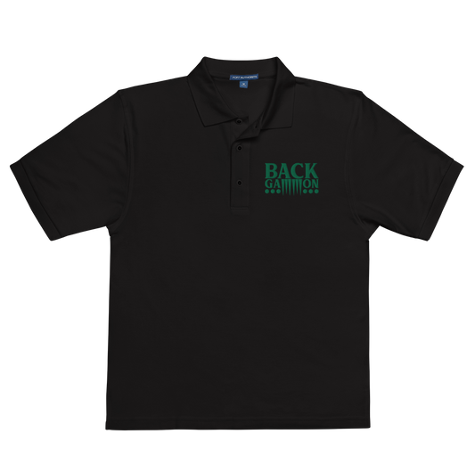 Backgammon Premium Polo (green embroidery)