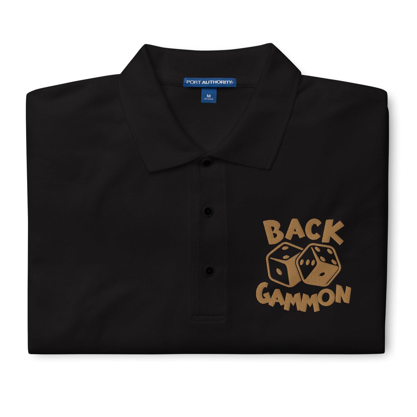 Backgammon Premium Polo (gold embroidery)