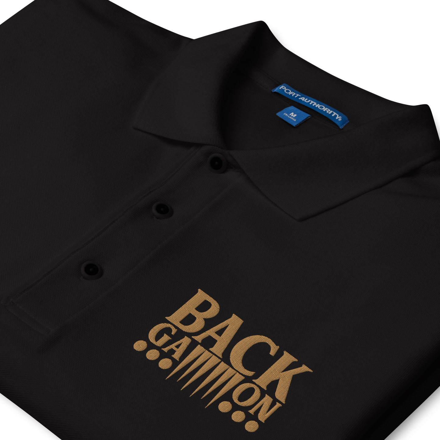 Backgammon Premium Polo (gold embroidery)