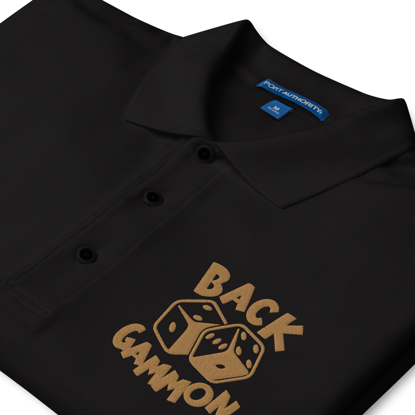 Backgammon Premium Polo (gold embroidery)