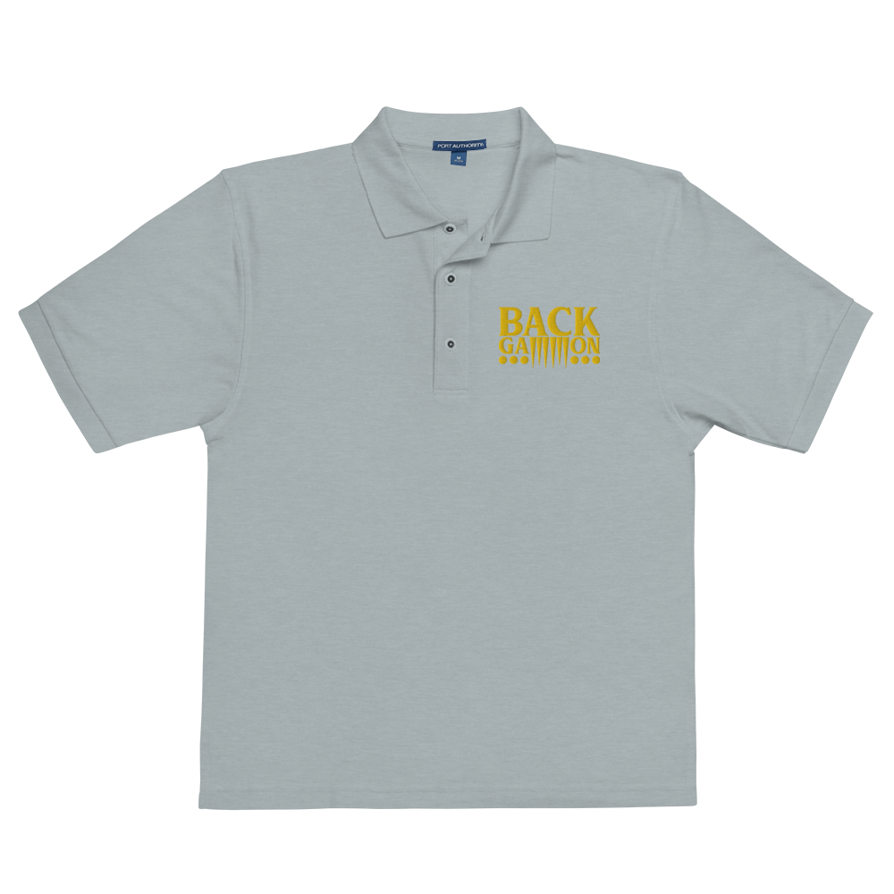 Backgammon Premium Polo (yellow embroidery)