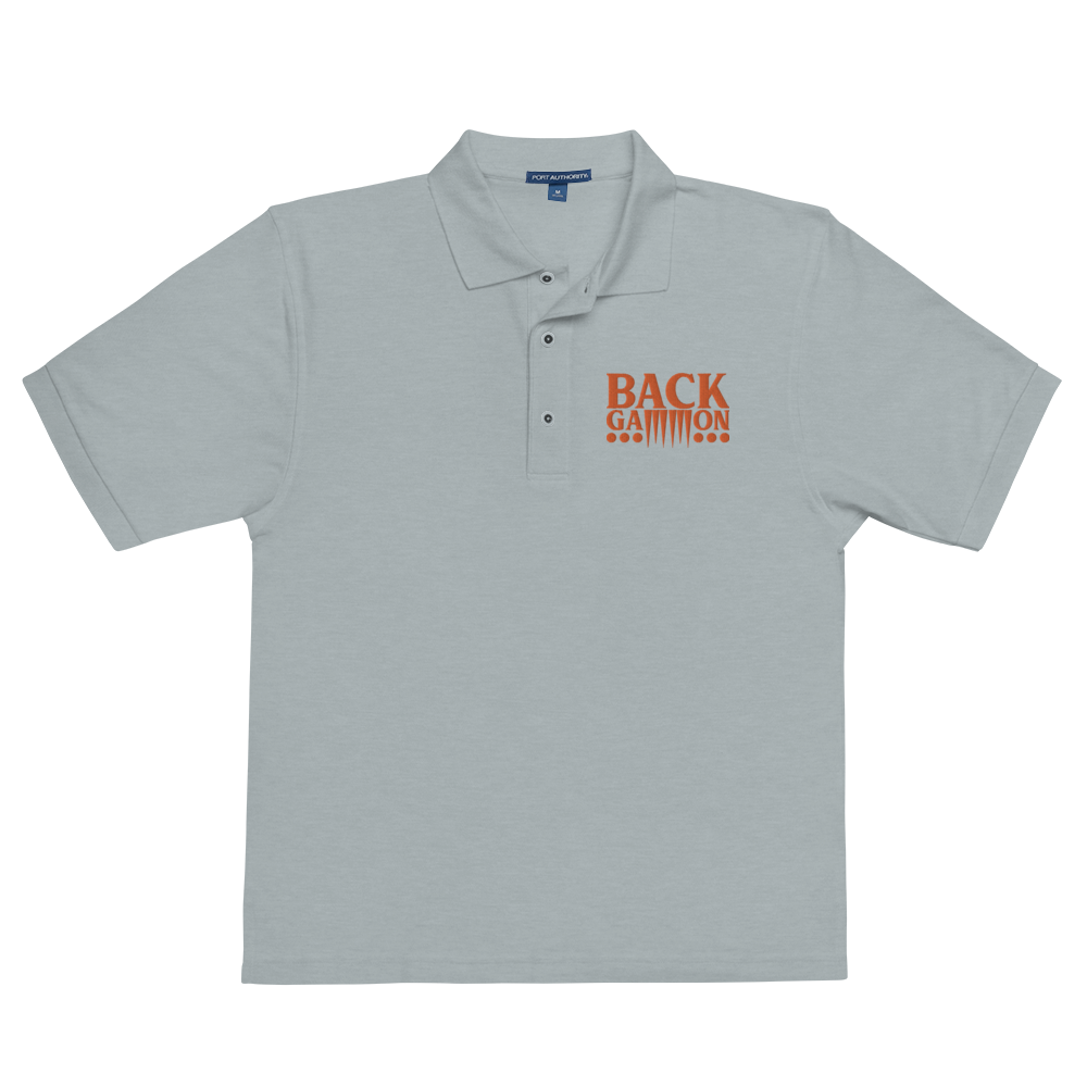 Backgammon Premium Polo (orange embroidery)