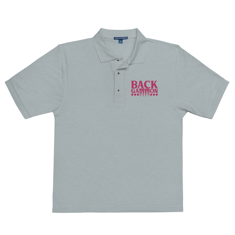 Backgammon Premium Polo (pink embroidery)