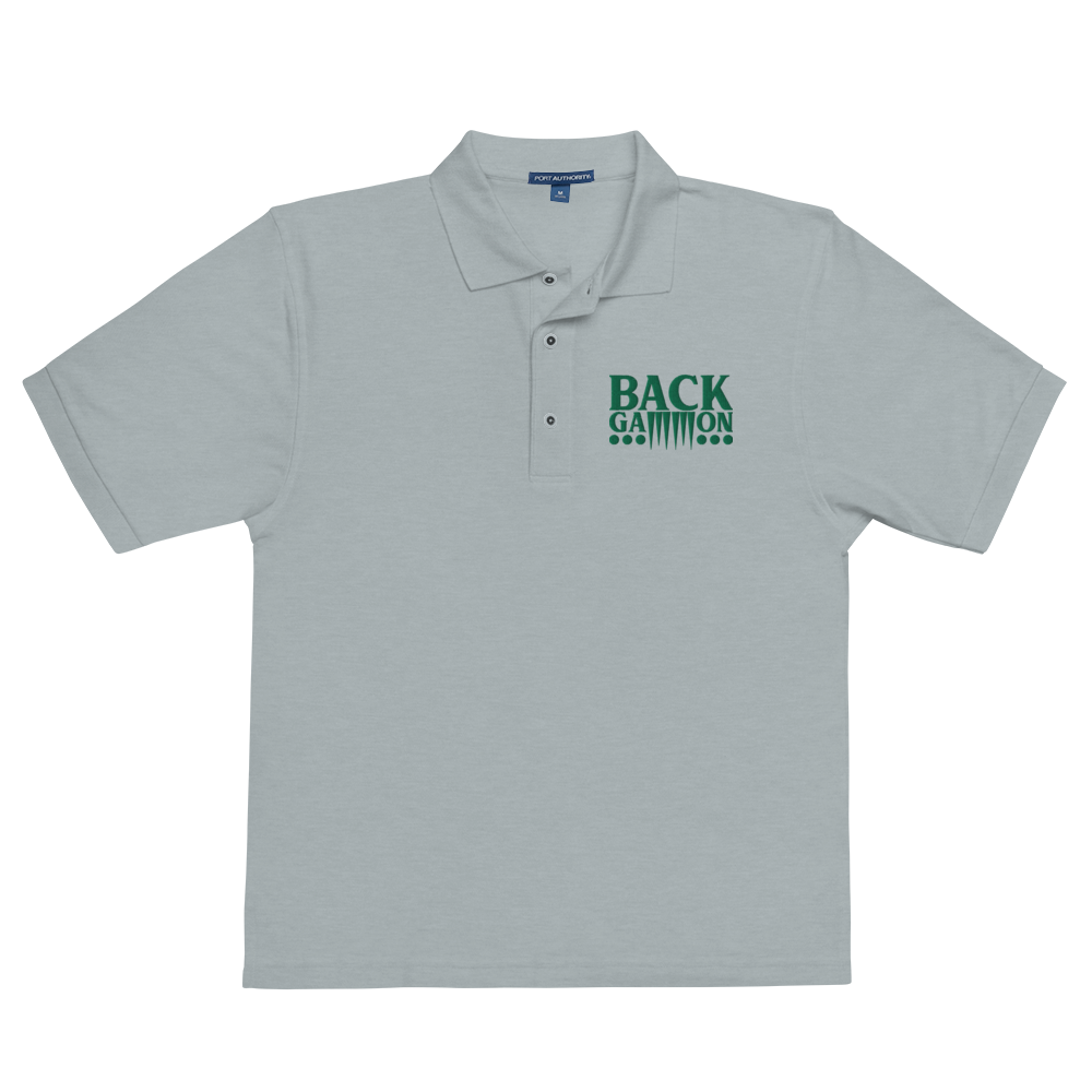 Backgammon Premium Polo (green embroidery)