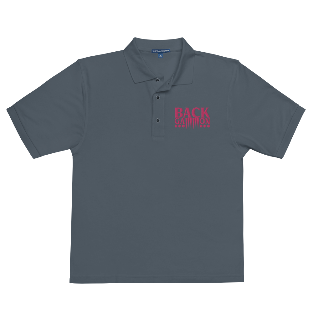 Backgammon Premium Polo (pink embroidery)