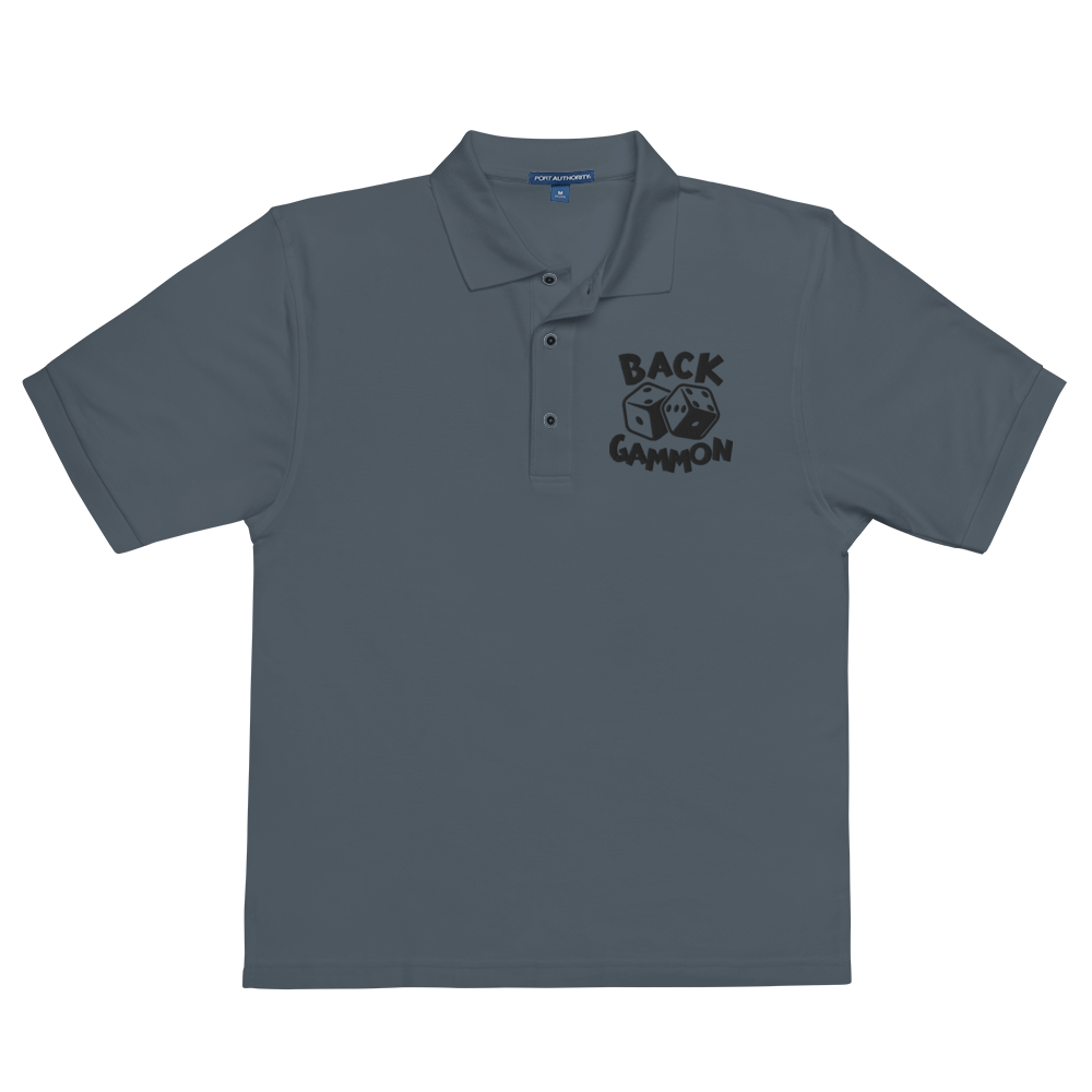 Backgammon Premium Polo (black embroidery)