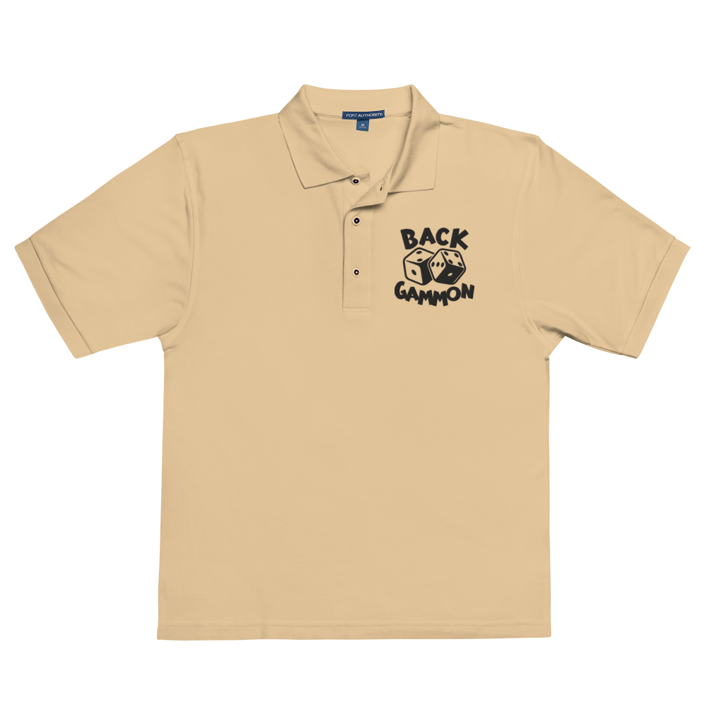 Backgammon Premium Polo (black embroidery)