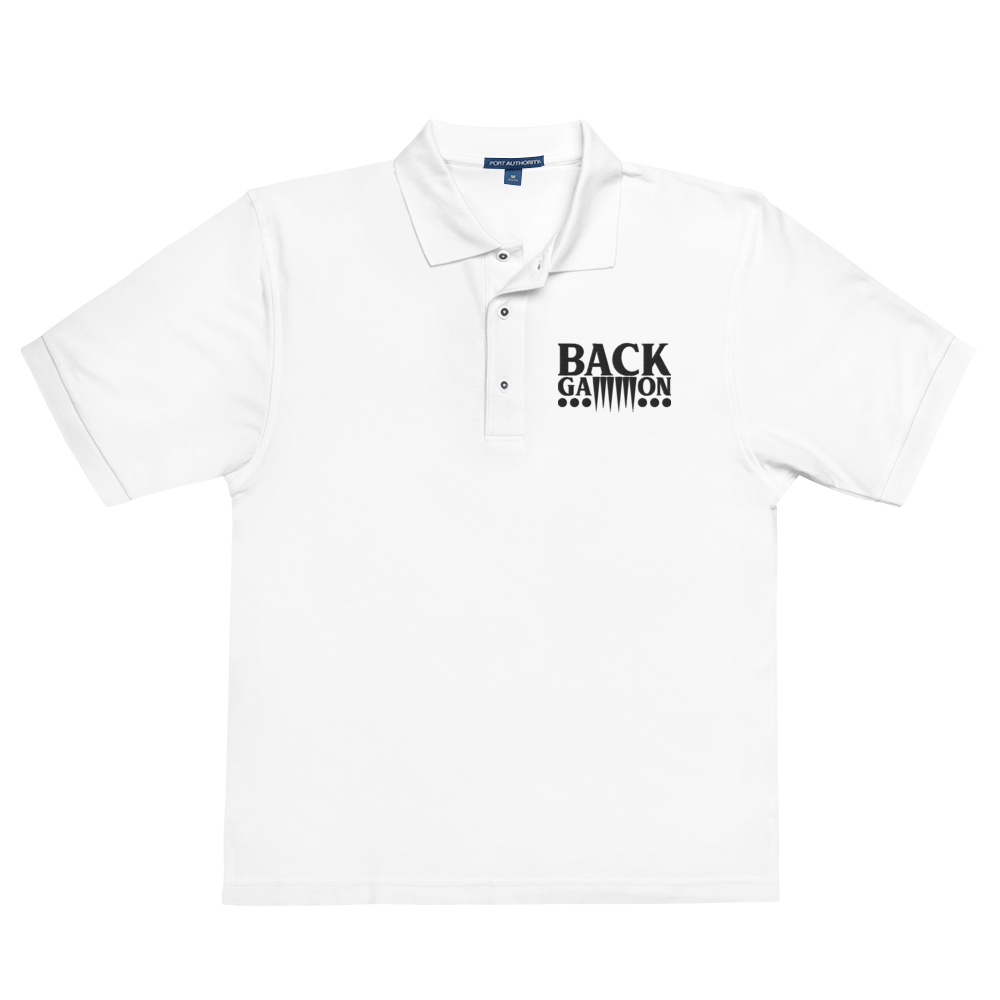 Backgammon Premium Polo (black embroidery)