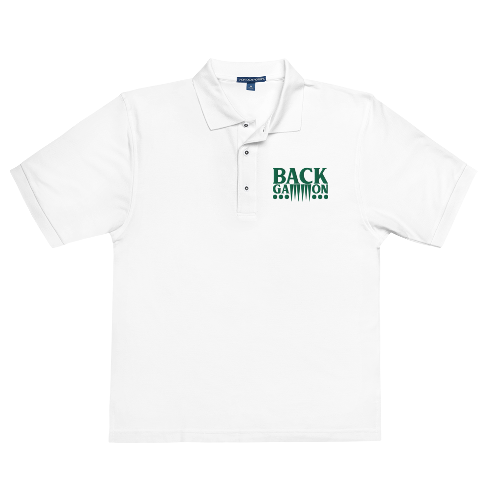 Backgammon Premium Polo (green embroidery)