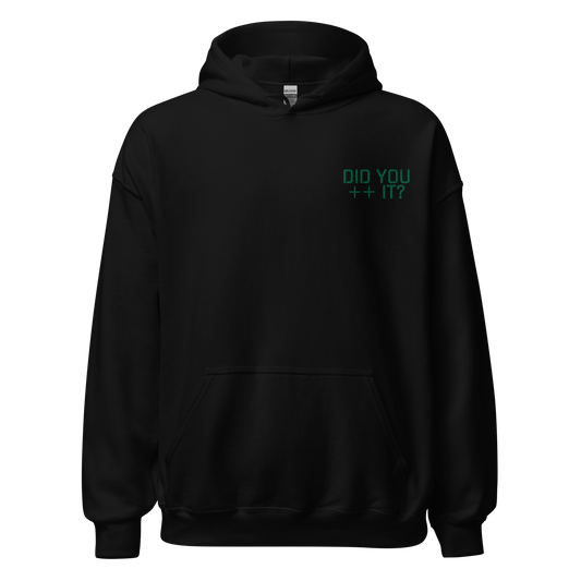 "DID YOU ++ IT?" Pullover Hoodie