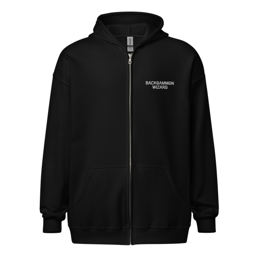 BACKGAMMON WIZARD Zip Hoodie