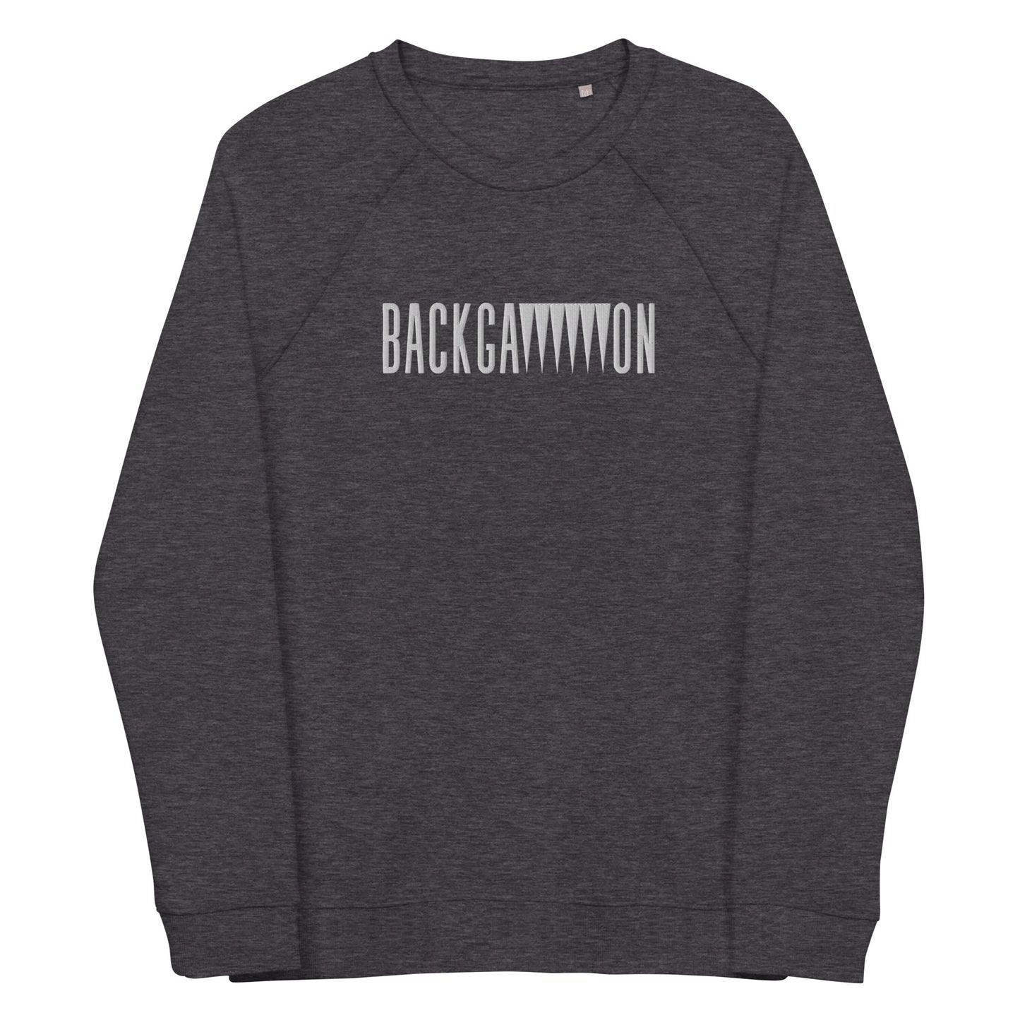 Backgammon Raglan Sweatshirt (White)