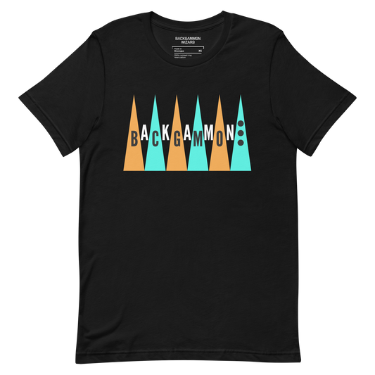 Nostalgic Backgammon Shirt (Orange/Turquoise)