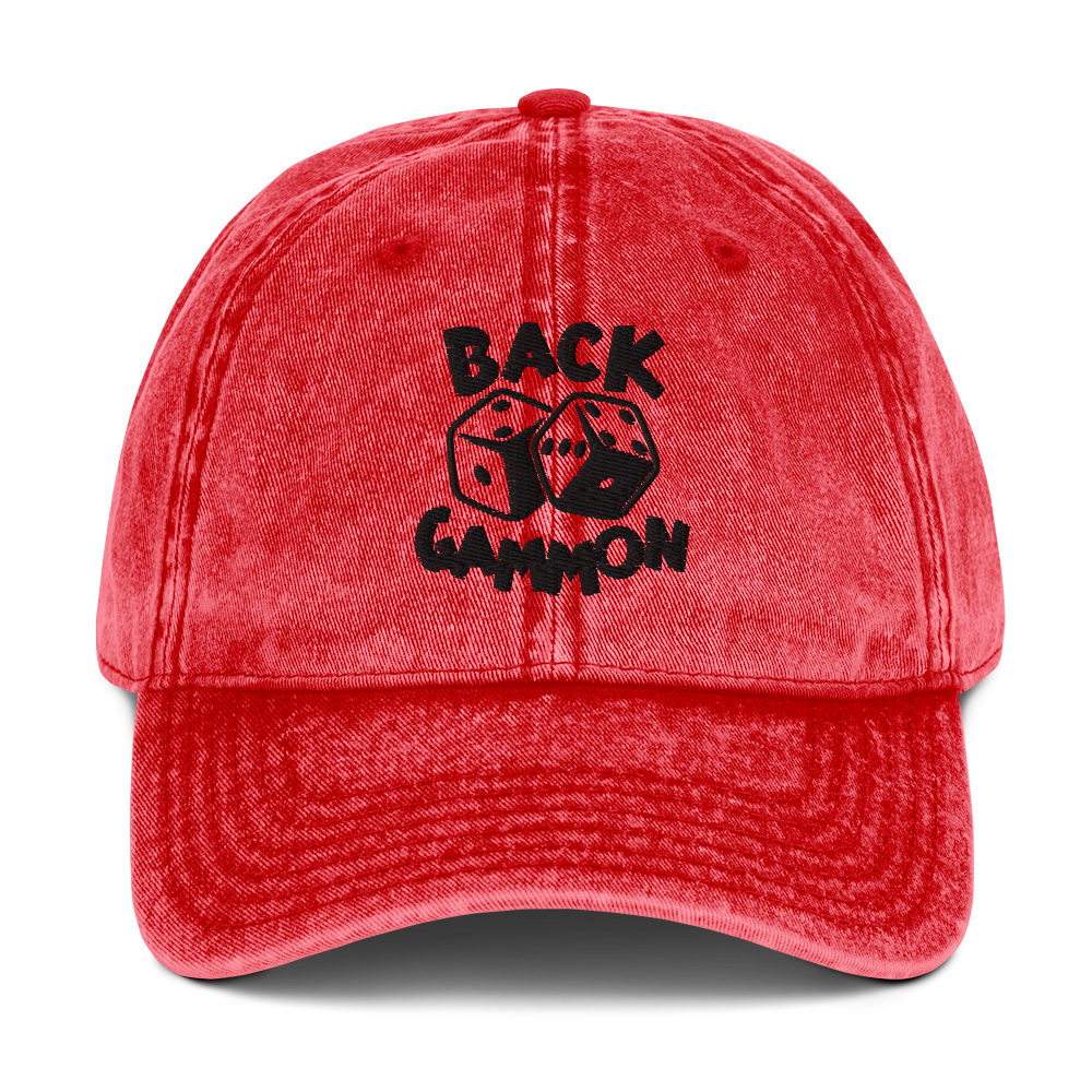 Backgammon Vintage Cotton Twill Hat