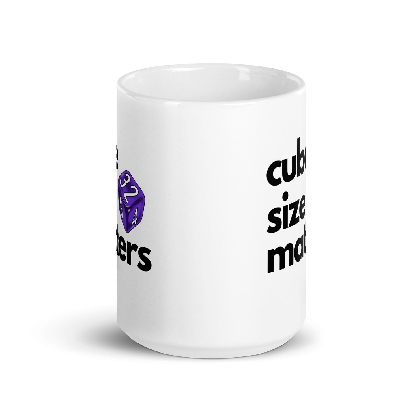 'CUBE SIZE MATTERS' Mug