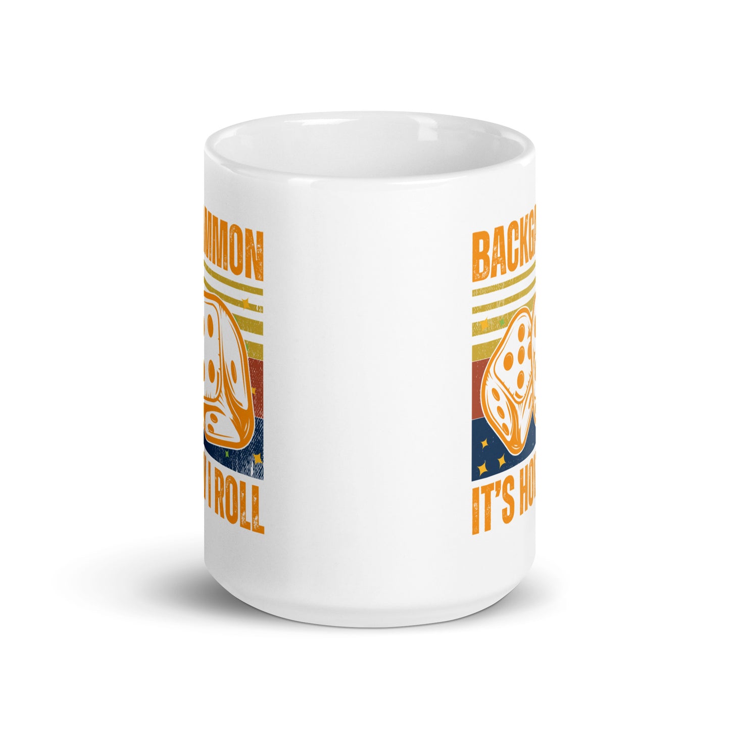 'BACKGAMMON IT'S HOW I ROLL' Mug