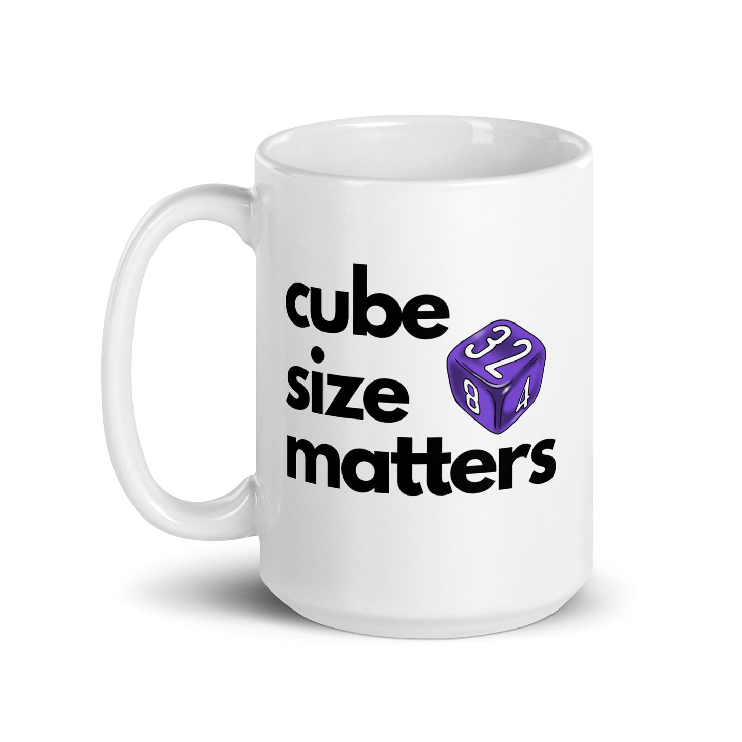 'CUBE SIZE MATTERS' Mug