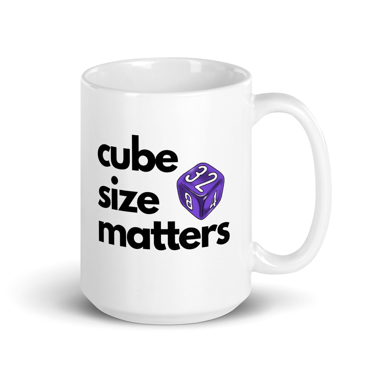 'CUBE SIZE MATTERS' Mug