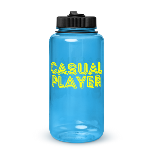 'CASUAL PLAYER' Wide Mouth Water Bottle