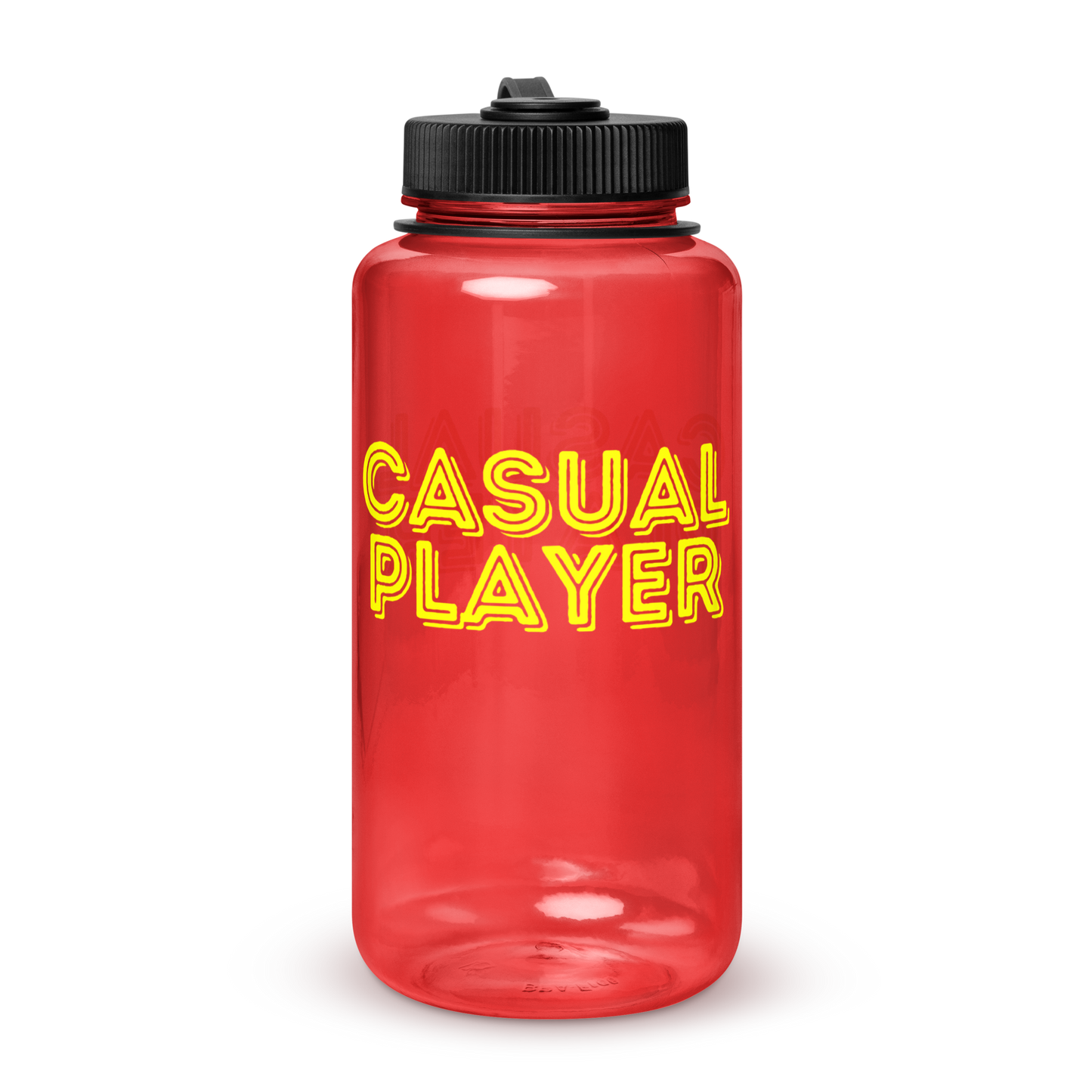 'CASUAL PLAYER' Wide Mouth Water Bottle