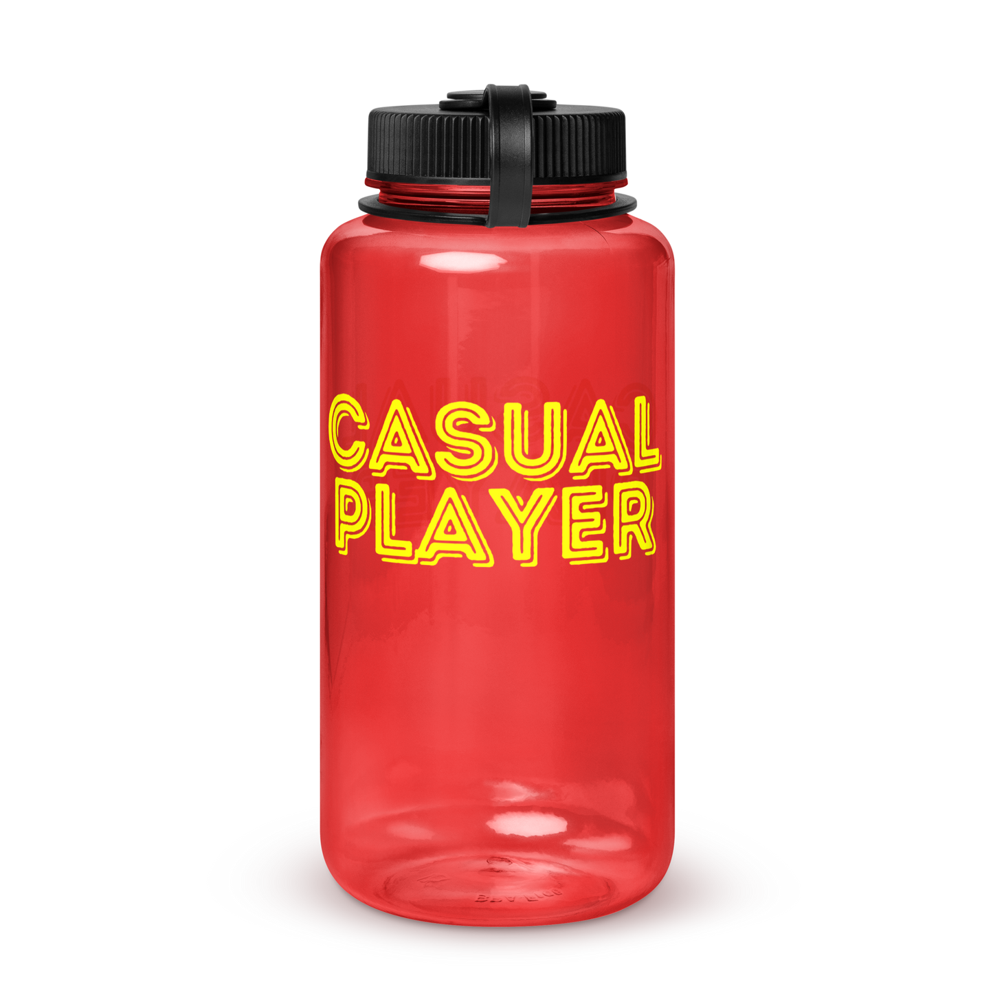 'CASUAL PLAYER' Wide Mouth Water Bottle